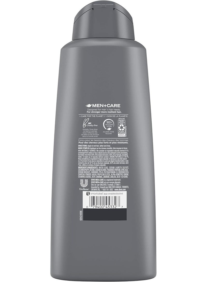 دوف شامبو من+كير للفحم لتطهير الشعر وفروة الرأس وتنظيف عميق – 603 مل - Image 2